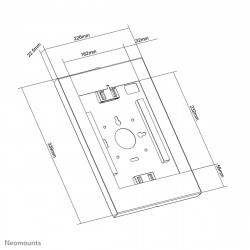 Soporte para móvil o tablet Neomounts WL15-650WH1 Blanco