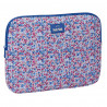 Funda para Portátil Nait Nait Flores coimbra azul Azul 34 x 25 x 2 cm