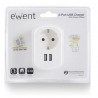 Enchufe Pared con 2 Puertos USB Ewent EW1211 3,1 A