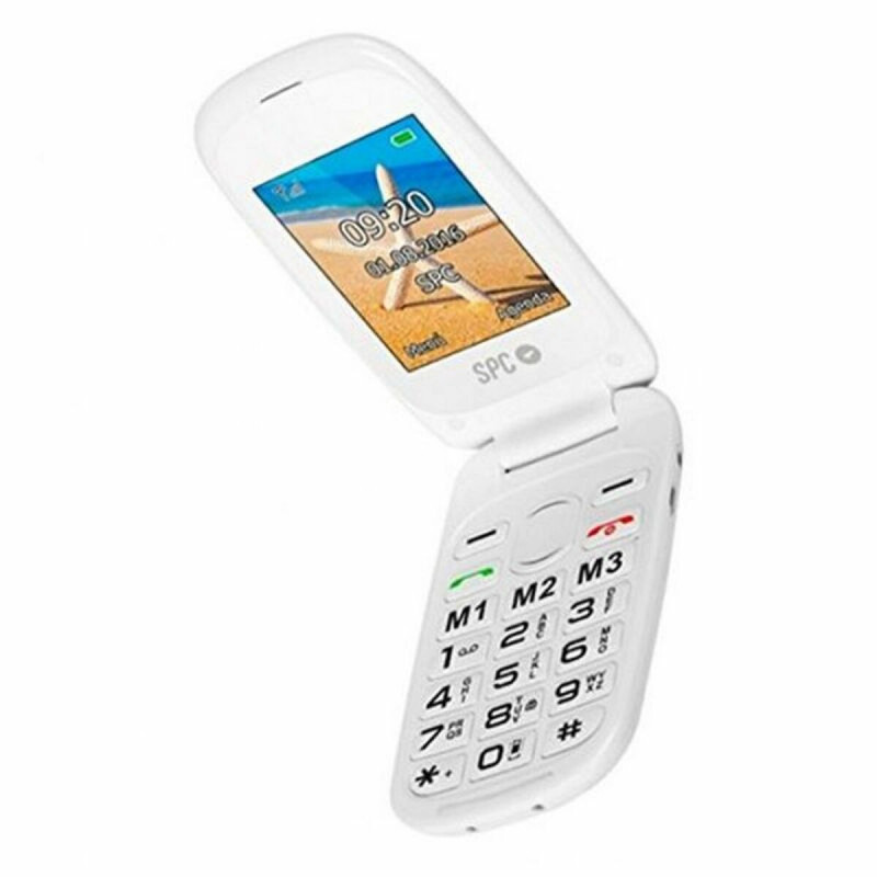 Teléfono Móvil SPC Internet HARMONY WHITE Bluetooth FM 2,4" Blanco