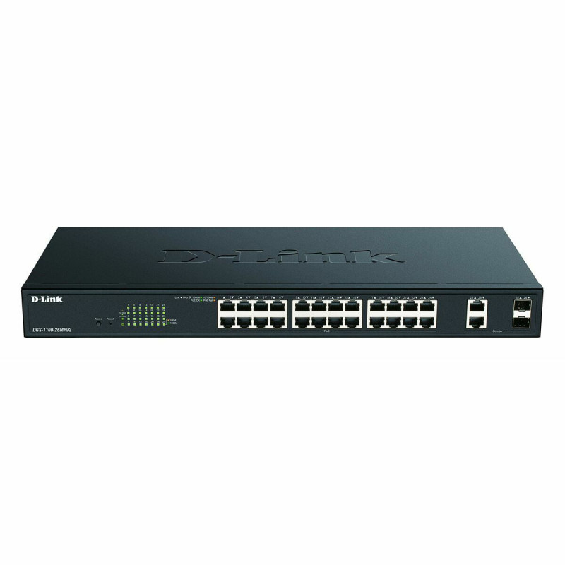 Switch D-Link DGS-1100-26MPV2/E Negro