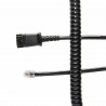 Cable Telefónico V7 BL-02+P 2 m