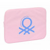Funda para Portátil Benetton Rosa claro 34 x 25 x 2 cm