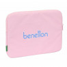 Funda para Portátil Benetton Rosa claro 34 x 25 x 2 cm
