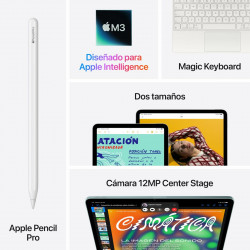 Tablet Apple iPad Air 11" 8 GB RAM 256 GB Gris M3