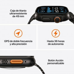Smartwatch Apple Watch Ultra 2 MX4R3TY/A Negro Verde 49 mm